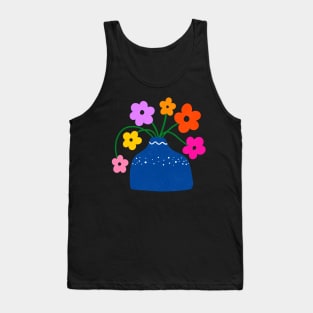 Flowers in a Vase Cute Bold Colors Tank Top